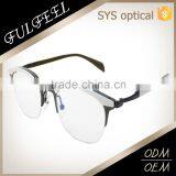 Novelty Eyebrow Frame Half Rimless Optical Glasses thumbnail-1