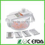Useful Five Blades and Round Serving Box Manual Wonder Plastic Grater
