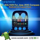 Latest Android 4.4.4 up to 5.1 car gps navigation system For Jeep 2015 Compass 1.6GHz MCU 3G WiFI