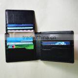 RFID Blocking Leather Bifold Wallet for Men Black thumbnail-3