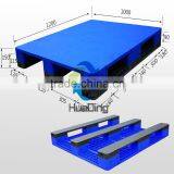 Recycled Virgin Single Faced Blue Plastic Pallet for Warehouse Storage 1200x1000mm Supplier's Choice thumbnail-1