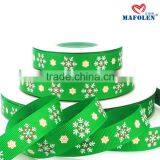 Guangzhou Rgb Packing co 2015 New Products Christmas Grosgrain Flower Pattern Ribbon thumbnail-3