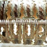 Mashine cut gold plated brass bangles