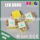 New 2.0x1.25x1.1mm Sanan Led Chip 25mA 0805 Bi-color Red White Smd Led thumbnail-5