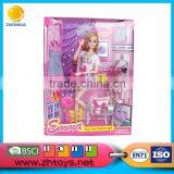 11.5 Inch Young Girl Sex Doll With Baby Girls Mini Skirt and Guitar Hot Doll thumbnail-2