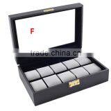 Elegant Watch Display Gift Packaging Box With Clear Window and Lock thumbnail-2