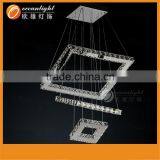 Double Square Led Crystal Pendant Lamp Antler Pendant Lamp Om88090