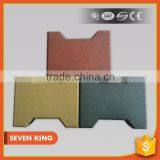 Qingdao 7king high density noise reduction flooring/ground rubber paver mats