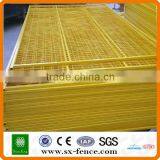 Canada Standard Yellow Color Pvc Coated Metal Fence Temporary Fence thumbnail-4