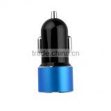 Colorful Mini Car Charger USB 2 Port Cigarette 2.1A Chargers Micro Dual USB Adapter for Iphone Mobile thumbnail-4