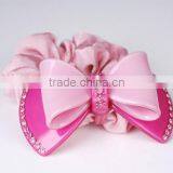 Hight quality cellulose acetate plastic resin bow crystal elastic hair band