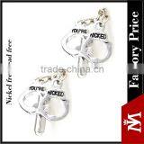 New Arrival Fashion Jewelry Charms Novelty Cooper Two Ring Valentine Gift Cufflink thumbnail-1