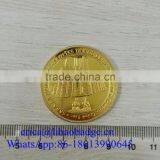 Commemorative Double Sided Stamping Engraving Zinc Alloy Gold Metal Cheap Custom us Bit Challenge Coin thumbnail-3