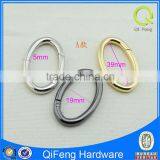 Wholesale Handbag Accessories Oval Shape Gate Spring Ring Clasp thumbnail-3