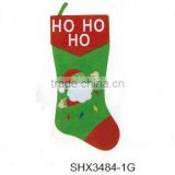 New design printed with snowman/santa claus Christmas stocking for tree decoration,Christmas gifts