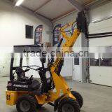 Best Price Chinese 800kg 908 Mini Wheel Loader Quick-hitch JOYSTICK With CE thumbnail-2