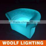 New European Style Waterproof Ourdoor Illuminated Single LED Sofa thumbnail-2