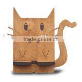 Cute Phone Accessory, Cat Phone Stand, Wooden Cell Phone Stand thumbnail-2
