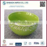 Ceramic Dessert Bowls With Beautiful Decal Wholesale thumbnail-1