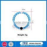 Silicone Bead Bracelet/silicone Bracelet/silicone Ball Bracelet thumbnail-2