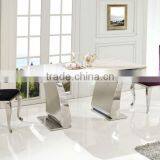 TH362 Marble Top Modern Design Dining Table thumbnail-1