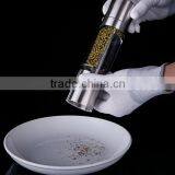 CY181 New Multifunctional Manual Stainless Steel Pepper Mill Grinder With Two Storage Container thumbnail-5