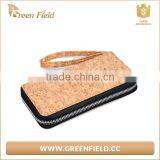 Eco Friendly Wood Wallet Vegan Light Brown Cork Large Mens Wallets thumbnail-2