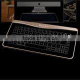 New Transparent Super Thin Glass Touch LED Backlit Universal Wired Keyboard For Windows/IOS/Android/OSX With Gesture Function thumbnail-2