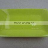 Stock Glazed Porcelain Rectangle Sauce Dish thumbnail-1