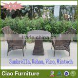 Rattan High Top Table and Chairs & Coffee Table thumbnail-1