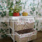Cabinet Storage Bedside Table With Willow Drawers thumbnail-1