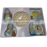 Polyresin Blue Baby Gift Set thumbnail-1