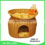 Wicker Oval Inner Cushion Wholesale Rattan Dog Bed thumbnail-3
