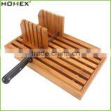 Bamboo Bread Slicer Toast Cutter Guide Homex BSCI/Factory thumbnail-1