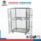 Metal Transport Security Logistics Trolley Container Jumbo Security Demountable Roll Pallets Pallet Roll Cage thumbnail-2