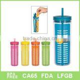 Double Wall Plastic Acrylic Fruit Tumbler thumbnail-1