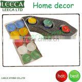 Granite Candelabra Tea Light Holder thumbnail-1