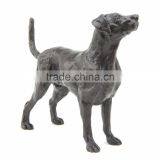 Old Style Brass Dog Sculpture