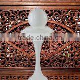 Simple Saucer Shape Fiber Glass Water Fountain With Led Ball thumbnail-6