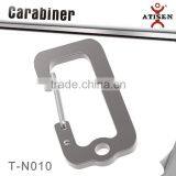 Camping Hiking Number Shaped Carabiner Hook Keyring Clip Camping Outdoor Sport thumbnail-1