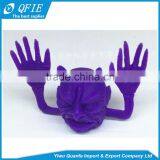 High Quality Halloween Gifts Colorful Mini Soft Monster TPR Finger Puppet Toy for Capsule Vending Machine thumbnail-4