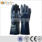 Sunny Hope Knit Wrist Blue Flat Nitrile Coated thumbnail-1