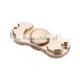 EDC Focus Toy!! Aluminum Hand Spinner Finger Spinner Gyro With Golden Edge thumbnail-6