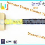Non-sparking Aluminum Bronze Hammer Sledge German Type With Fiber Handle,Explosion-proof Hammer Sledge