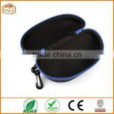 Fashion Portable Carabiner Eye Glasses Sunglasses Hard Case Protector Box (Blue) thumbnail-2