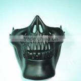 Plastic Cheap Horror Skull Half Face Mask thumbnail-5