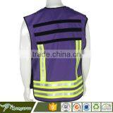 High Visibility Purple Safety Vest thumbnail-3