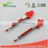 WCJ628 Premium Comfort Stainless Steel Locking Oblong Food Tong With Silicone Heads, Good Grip thumbnail-4