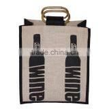 Wholeseller of Wine Bag From India - Made of Jute & Juco Fabric thumbnail-1