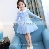 Princess Clothes Turn Down Embroidery Collar Girl Dress Long Sleeve Princess Costume Kids Fashion Winter Dress thumbnail-4